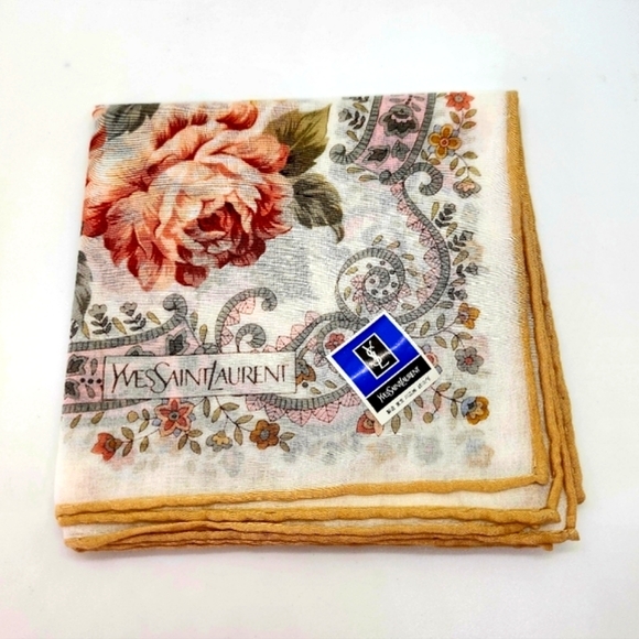 Yves Saint Laurent Accessories - Yves Saint Laurent Cotton Scarf/Hankerchief   NWOT